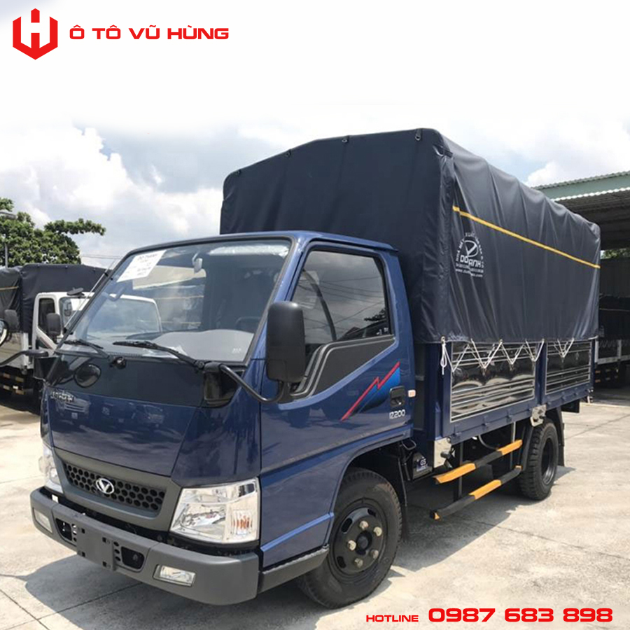 Xe tải Đô Thành IZ150 1.5 tấn thùng mui bạt