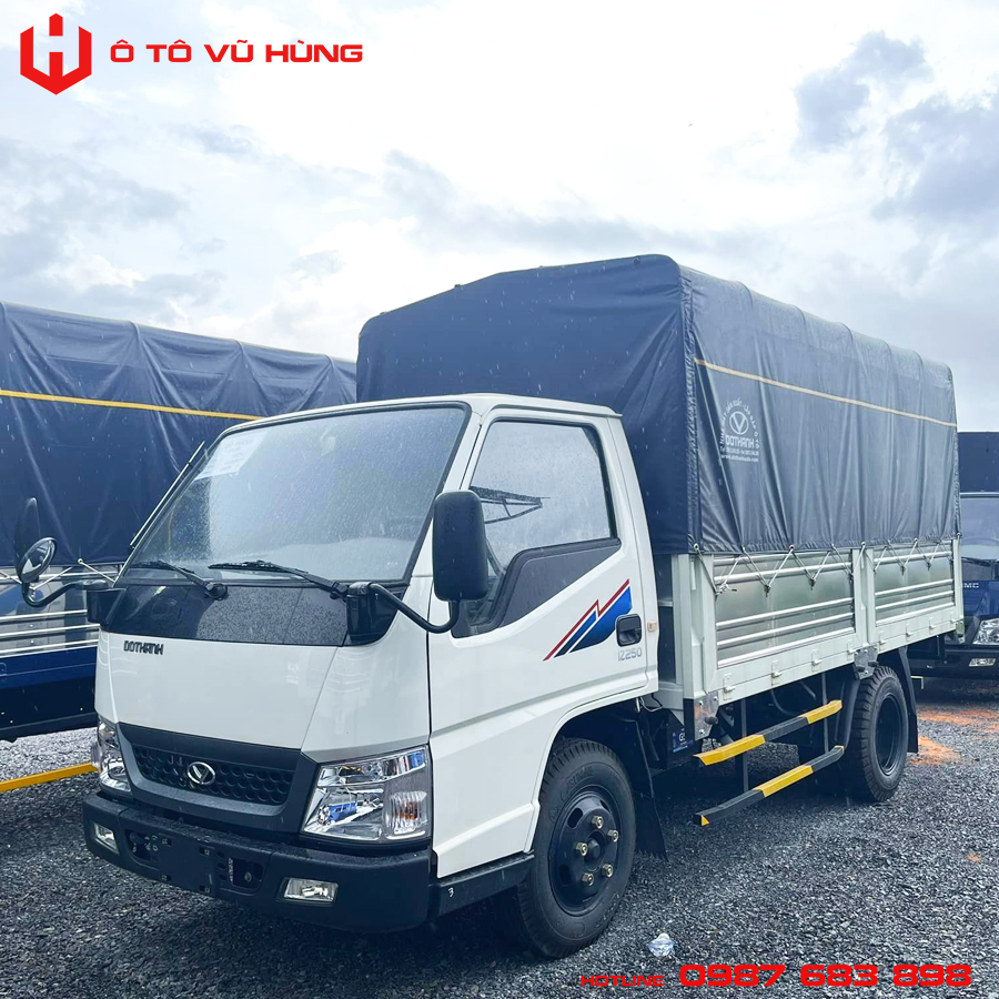 Xe tải Đô Thành IZ250 2.5 tấn thùng mui bạt