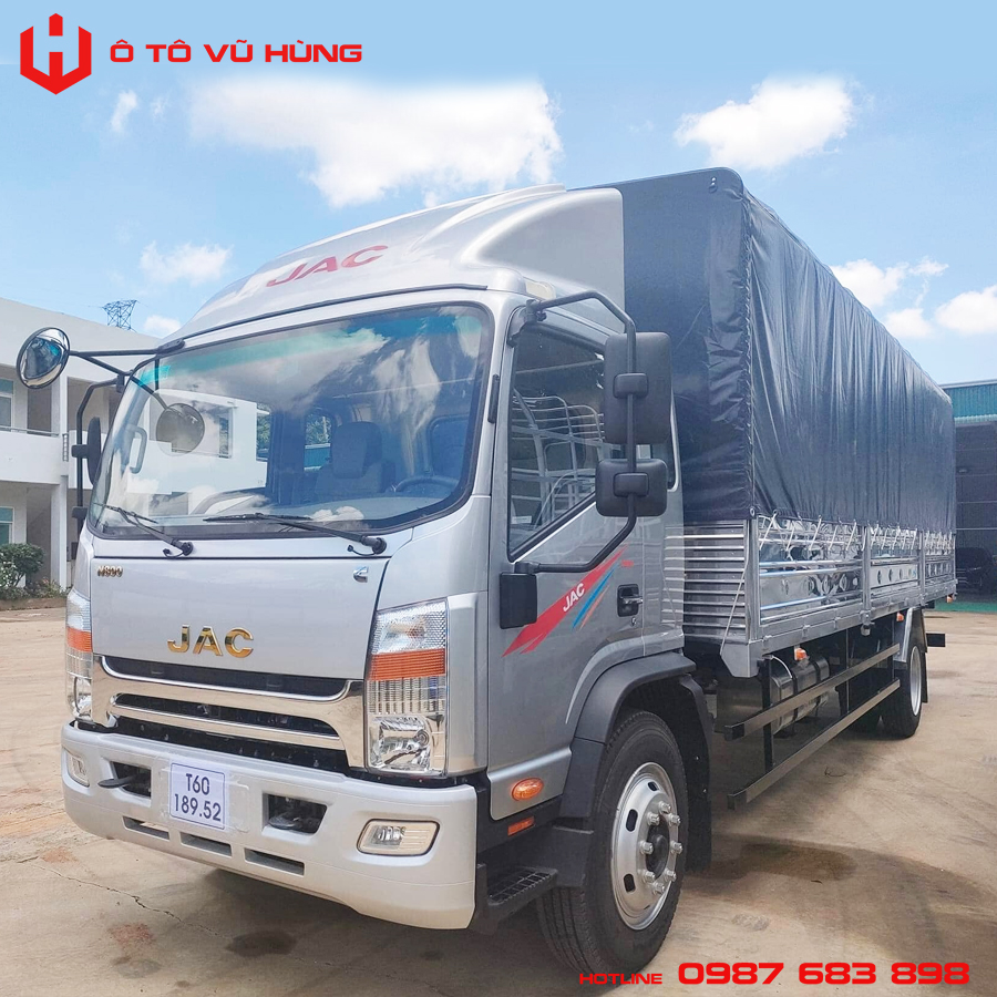 Xe tải Jac N800 8 tấn thùng mui bạt