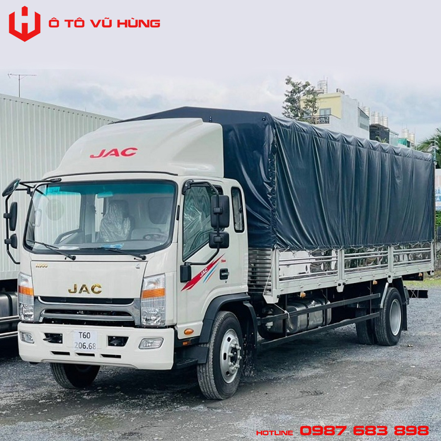 Xe tải Jac N900 9 tấn thùng mui bạt